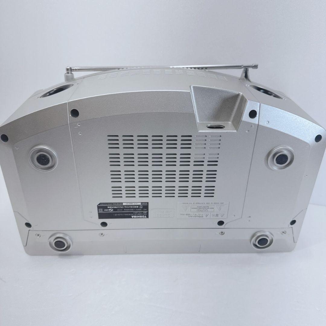 TOSHIBA Aurex ラジオカセットレコーダー シルバー USBポート付き