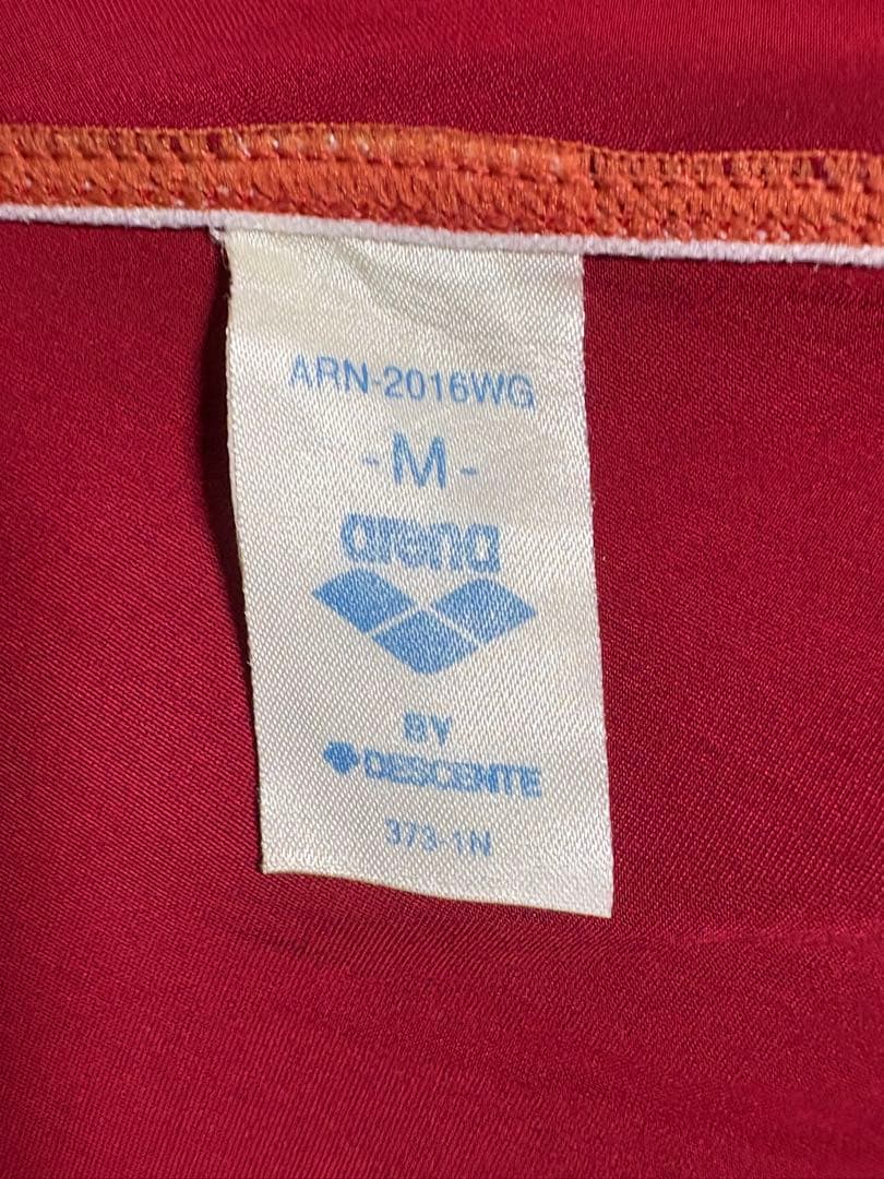 p*k様 希少 arena 競泳水着 M 超光沢 ハイカット 極薄 ワインレッド