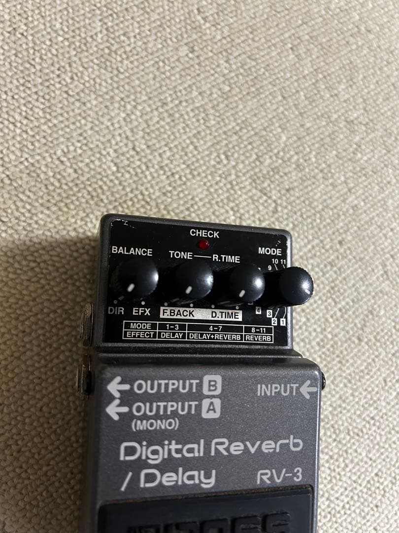 BOSS RV-3 デジタルリバーブ/ディレイ - メルカリ