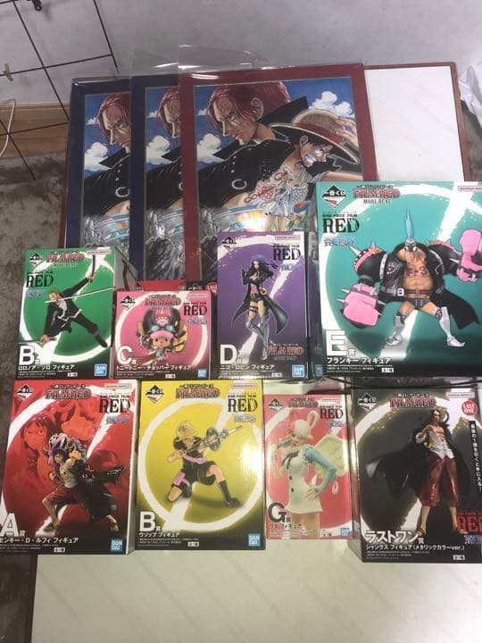 ワンピース　フィルムレッド　フィギュアセット 映画『ワンピース フィルム レッド』一番くじが本日発売。圧倒的な存在