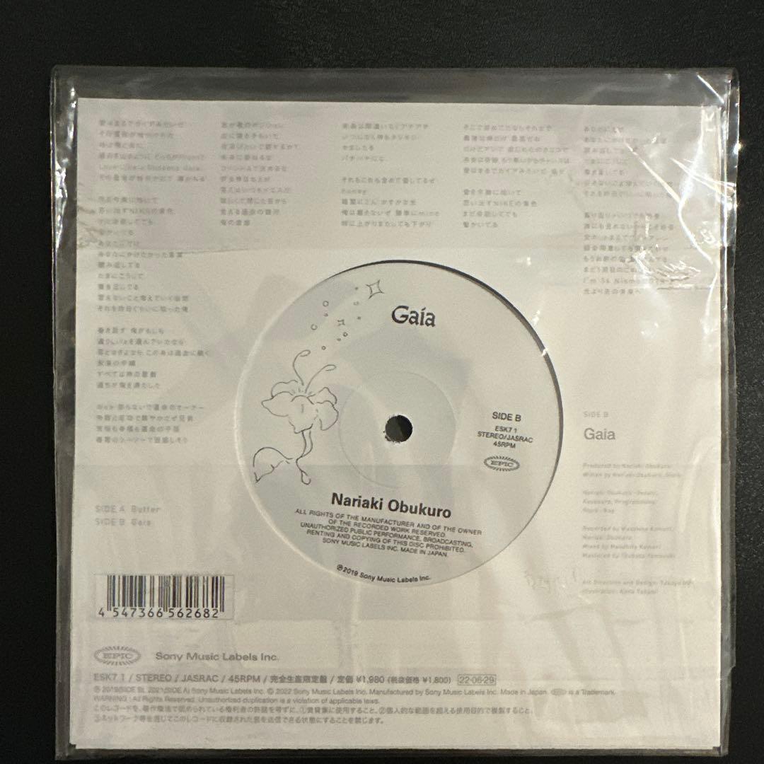 小袋成彬 Butter/Gaia 7inch レコード - メルカリ