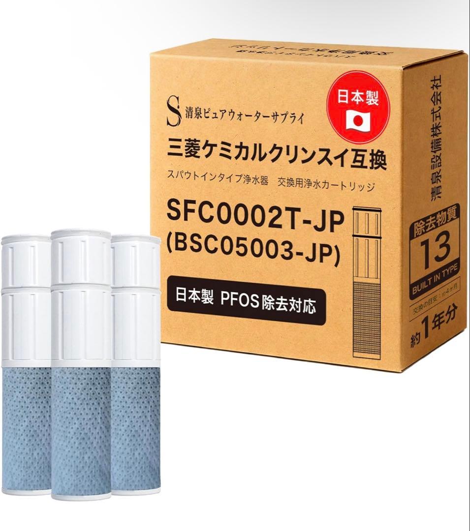 新品未使用 三菱ケミカルクリンスイ対応 互換 浄水カートリッジ