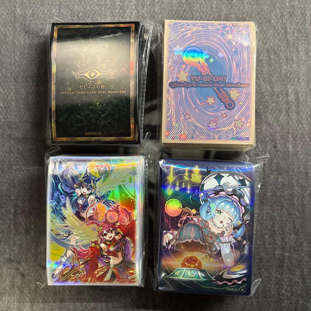 遊戯王　ニューロンポイント　スリーブ　4種セット 遊戯王 ニューロン スリーブ 2つセット - メルカリ