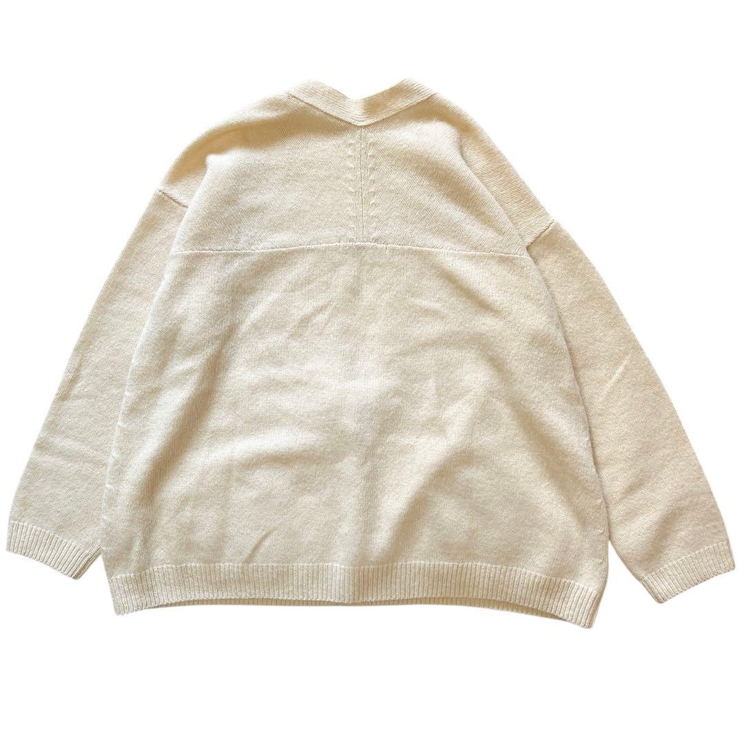 未使用級】ヴラスブラム ポケット付カーディガン コルトレイクリネン