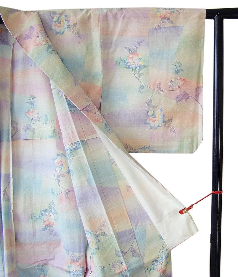 値下げ交渉OK！単衣 十日町紬 紬着尺 正絹 B948 - メルカリ