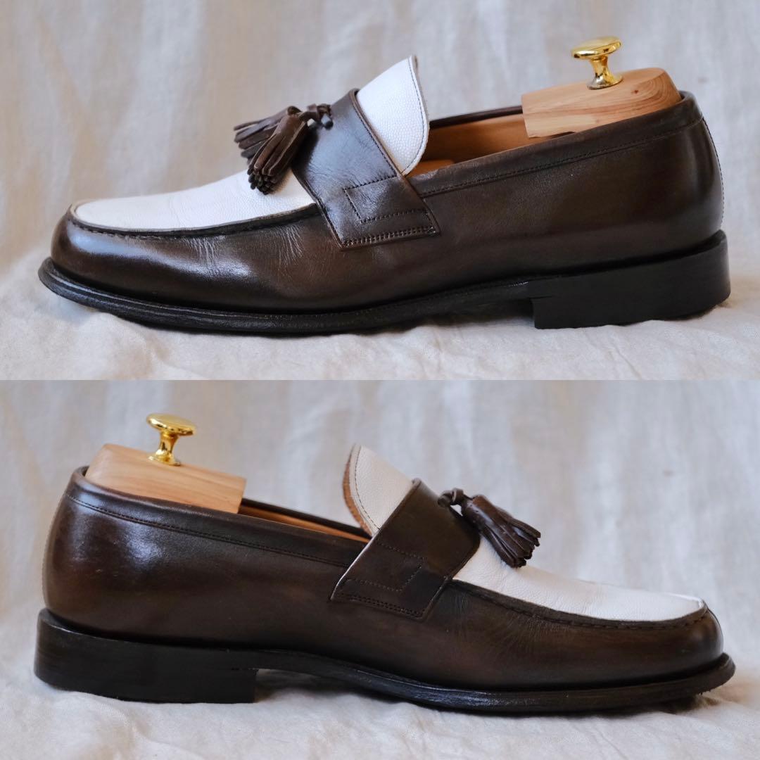 Church'sチャーチ101コンビタッセルローファー茶× 白RADLEY90F - メルカリ