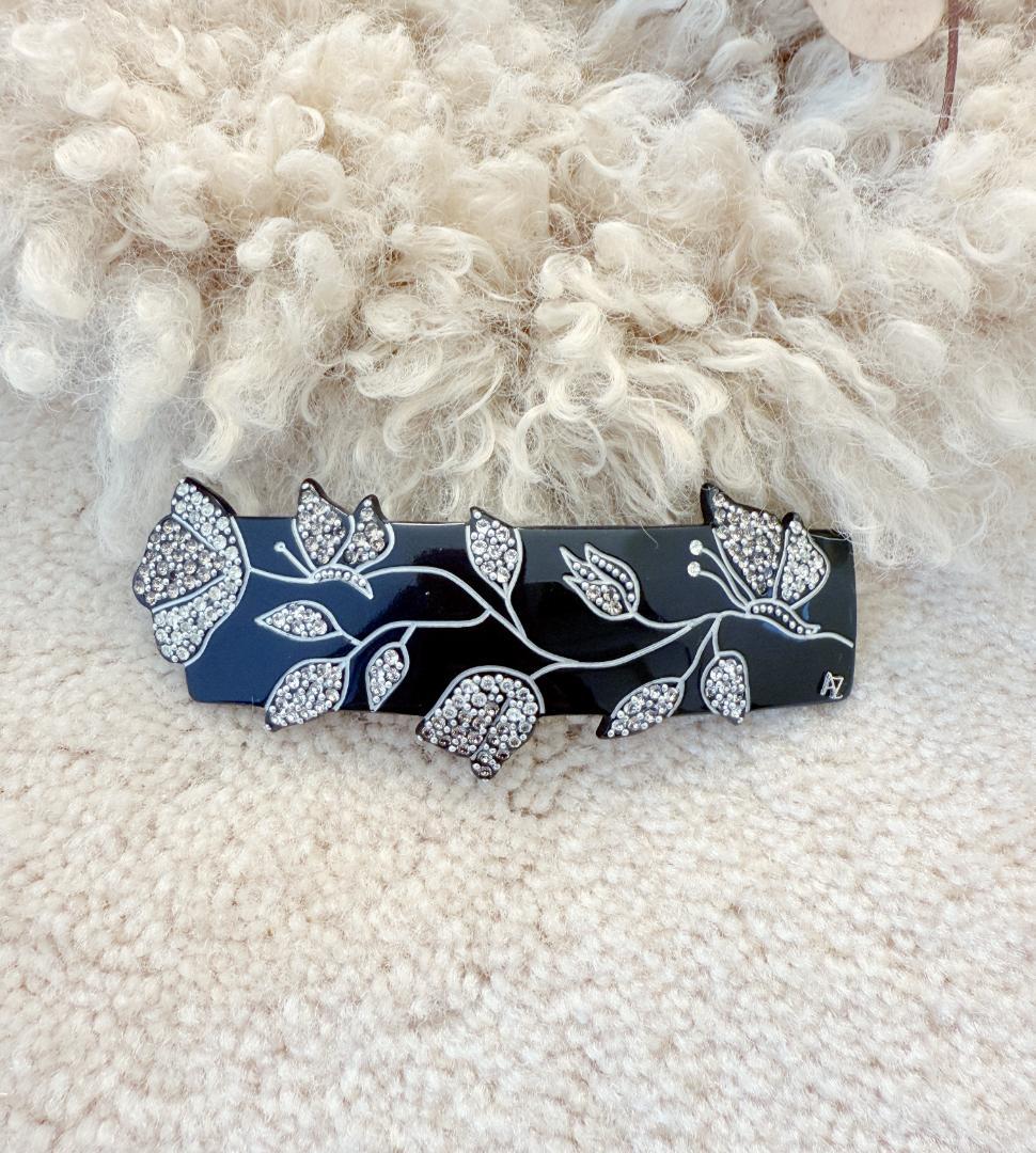アレクサンドル ズアリ フラワー スワロフスキー バレッタ　ブラック スワロフスキー バレッタ」の人気商品一覧 | 安い商品を通販サイトから