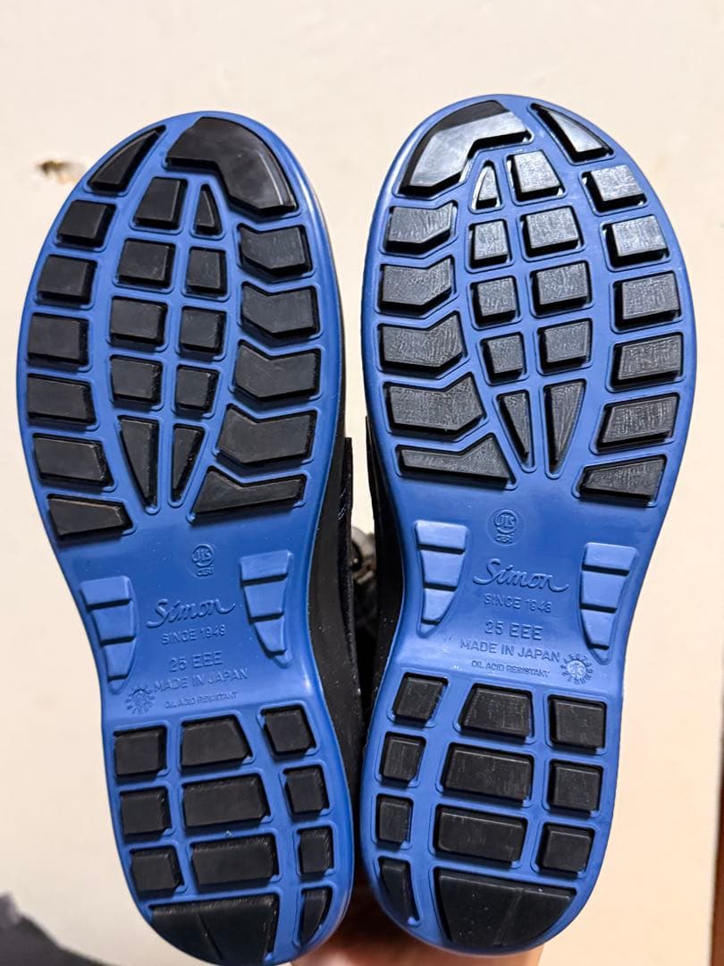 《新品：未使用》シモン 安全靴 長編上靴