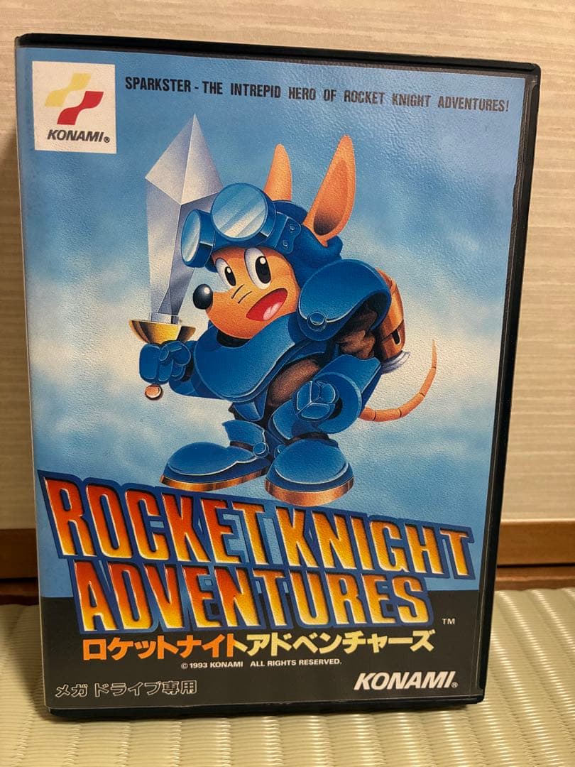 ロケットナイトアドベンチャーズ メガドライブ 箱付（説明書なし