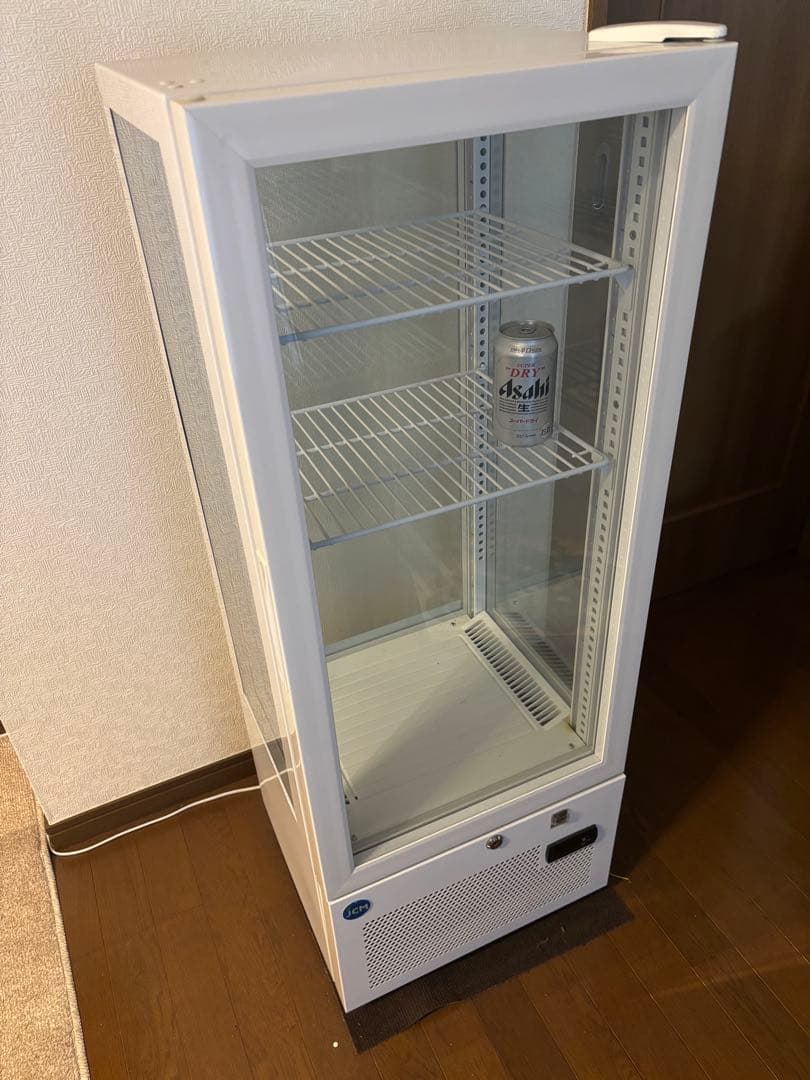 【冷蔵ショーケース】JCM JCMS-98（4面ガラス・片面扉タイプ） JCMオフィシャルショップ / 4面ガラス冷蔵ショーケース（片面扉