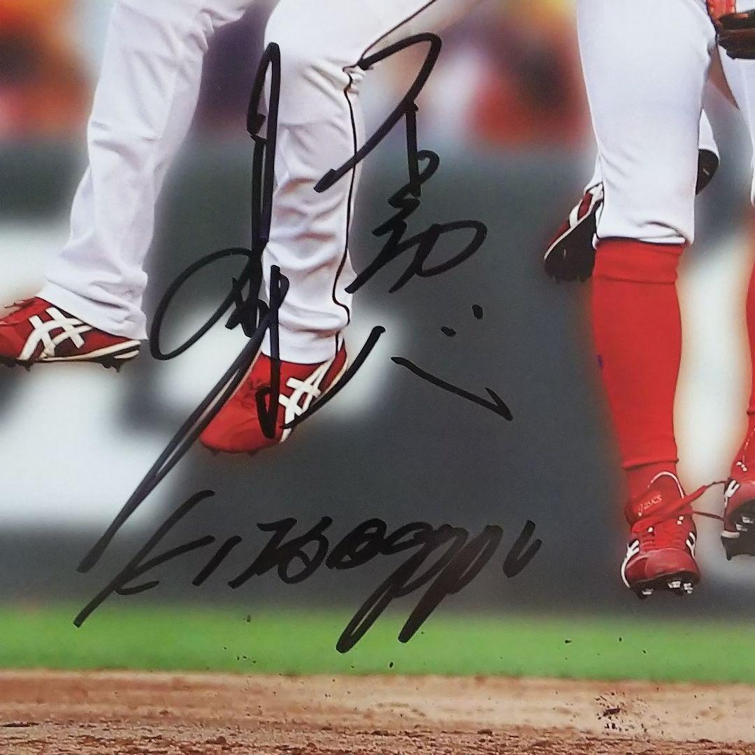 北別府学さん直筆サイン入り「2018年広島カープ」カレンダー（美品