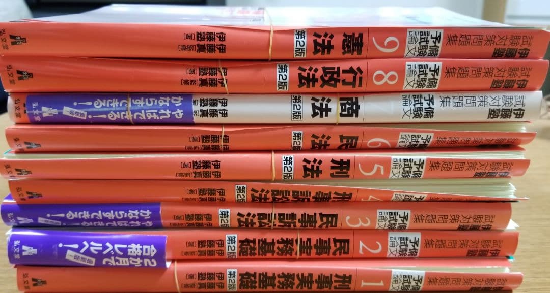 裁断済】第2版 試験対策問題集 予備試験論文(伊藤塾、全9