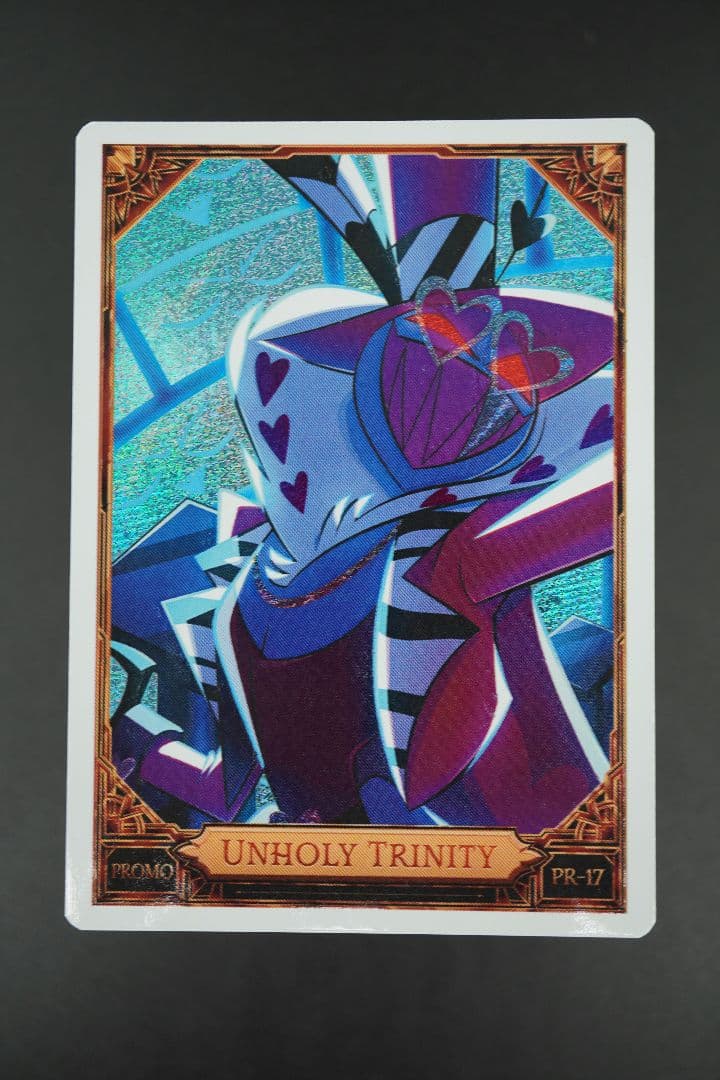 その他 HAZBINHOTEL PR-17 Unholy trinity PROMO Hazbin Hotel Promo Trading Card Cracked Ice Unholy Trinity PR-17