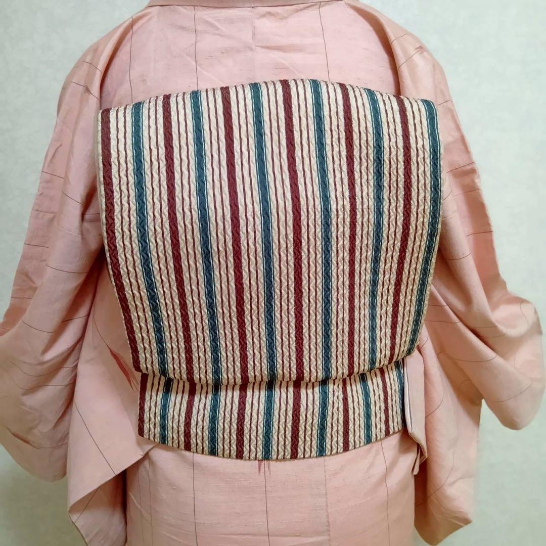 袷 正絹 紬 十日町紬 小紋 フルセット 4点 タ-40 【ミト】 - メルカリ