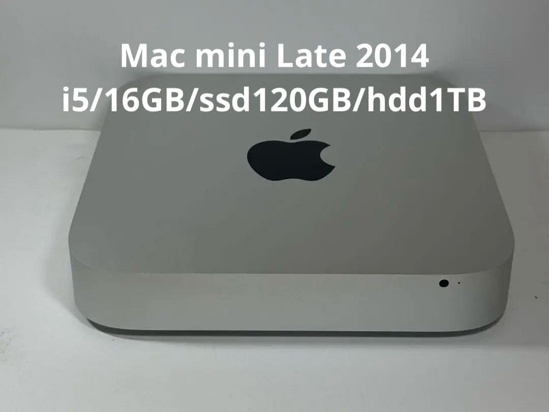 Apple Mac mini Late 2014 i5/16GB/120/1TB - メルカリ