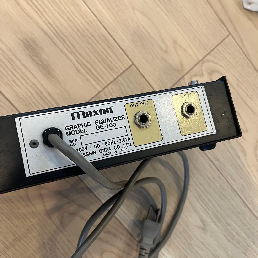 Maxon GE-100 グラフィックイコライザー