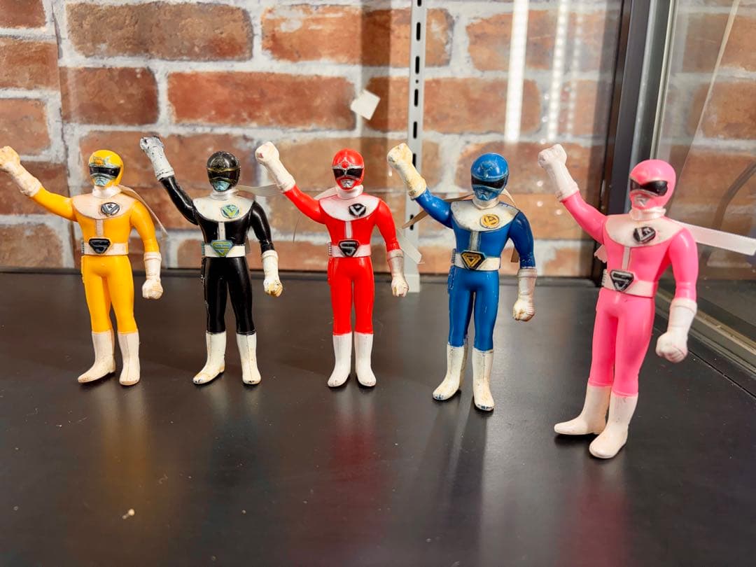 当時物 大戦隊ゴーグルファイブ ソフビ ポピー 5体 - メルカリ