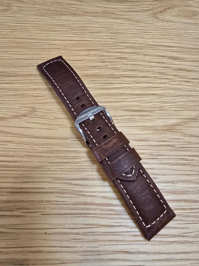 Panerai 用革ベルト Lug 24mm For PANERAI パネライ 汎用 幅24mm 時計バンド イタリア高級本革ベルト