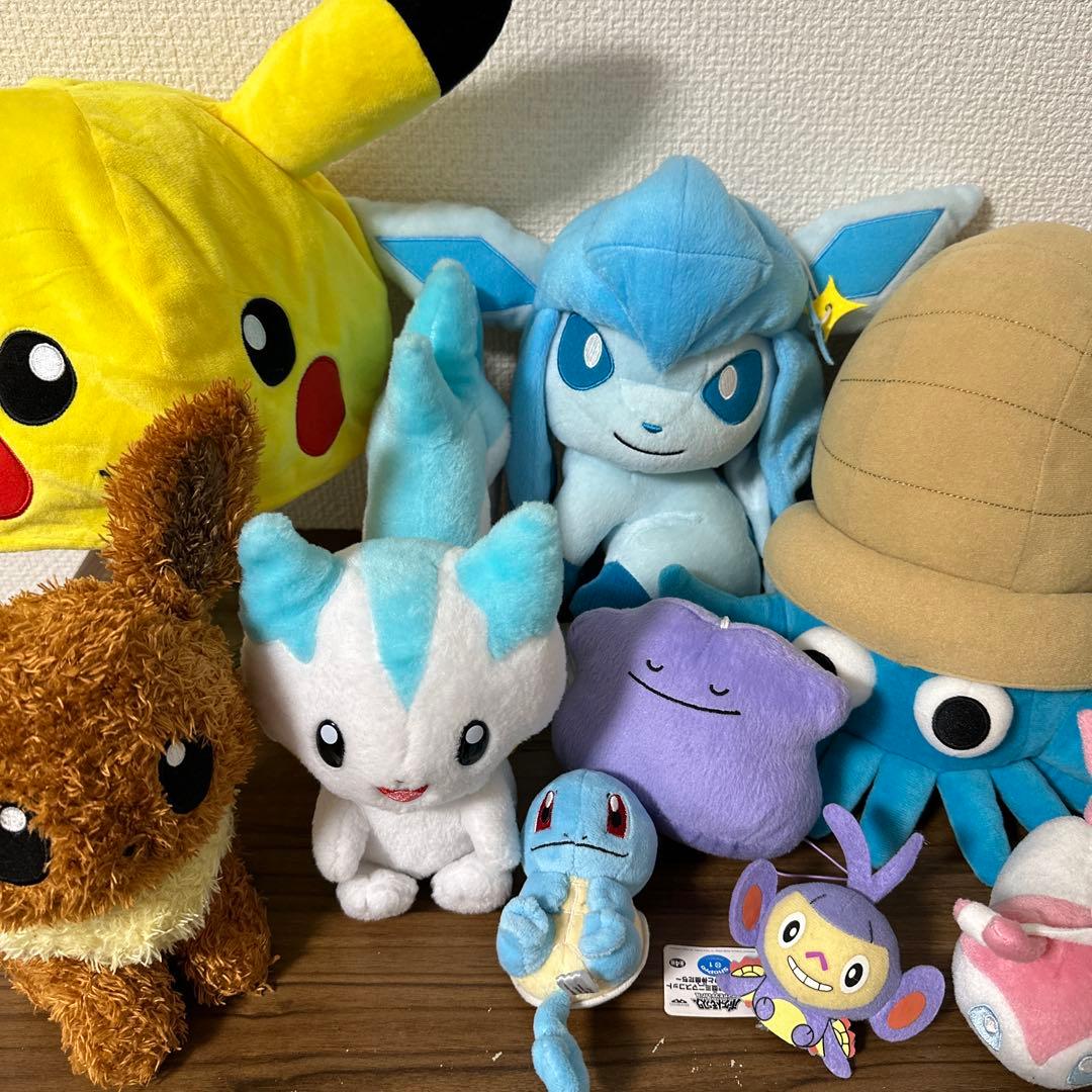 9個セット】 ポケットモンスター ポケモン ぬいぐるみ まとめ売り