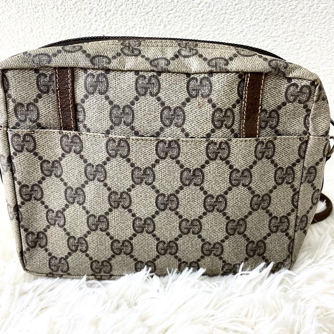 グッチ GUCCI ショルダーバッグ キャンバス オールドグッチ 斜め掛け