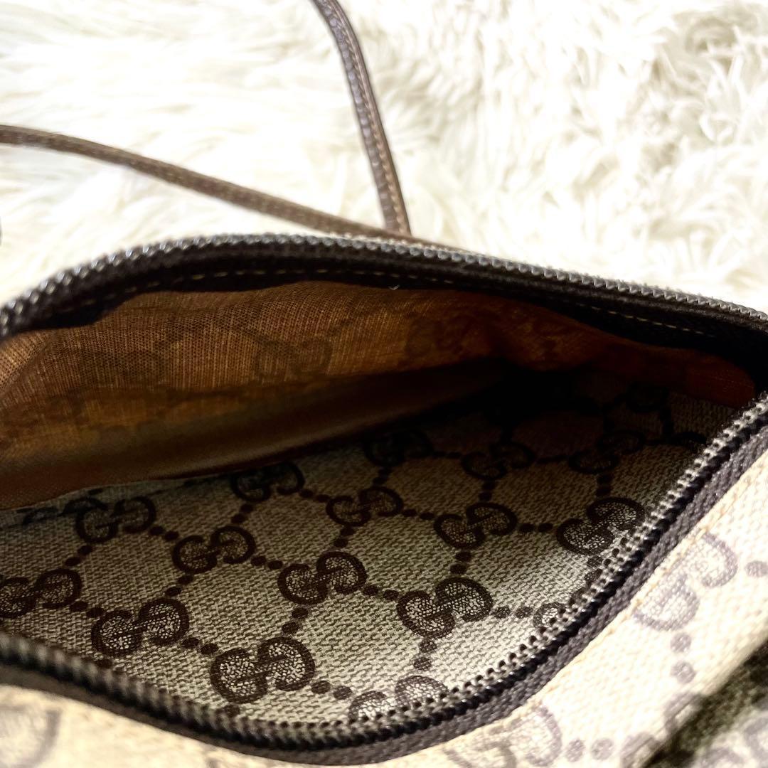 グッチ GUCCI ショルダーバッグ キャンバス オールドグッチ 斜め掛け