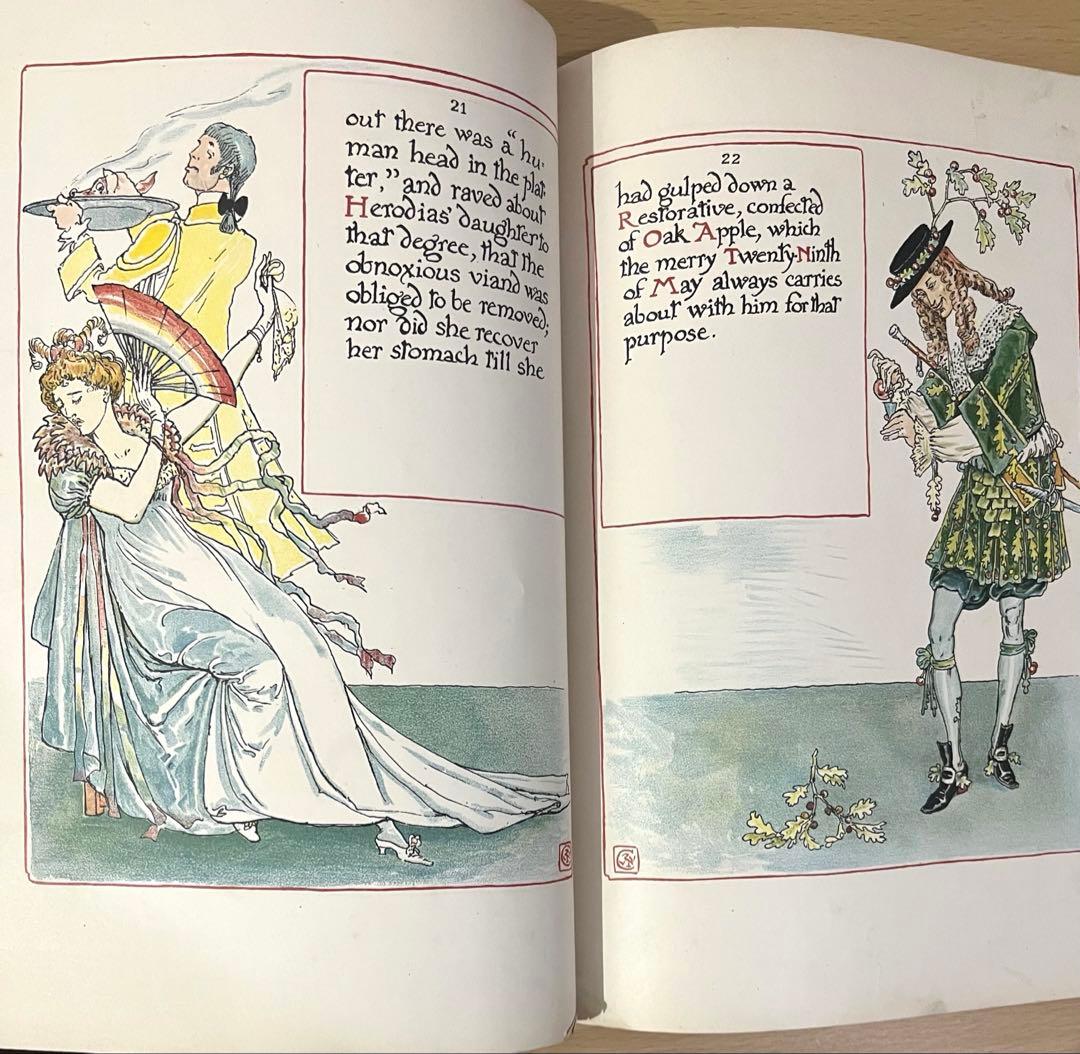 SALE! No441希少 アンティーク 古書 洋書 絵本 ウォルター・クレイン