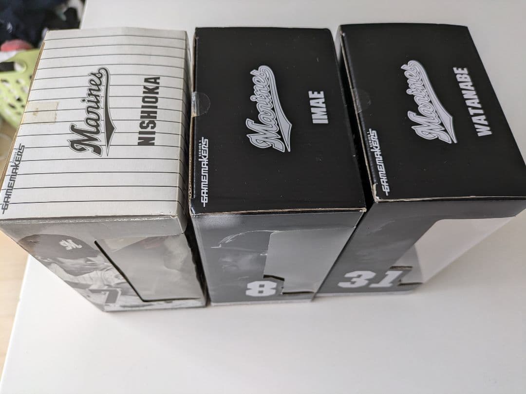 もなか商品　GAME MAKERSフィギュア　千葉ロッテ3体　未使用未開封