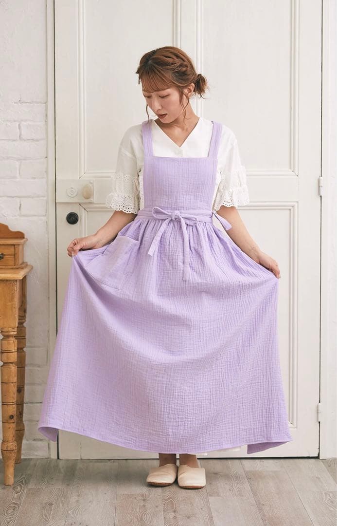 パセリ 辻希美 辻ちゃん エプロン Parsley コットンガーゼエプロン