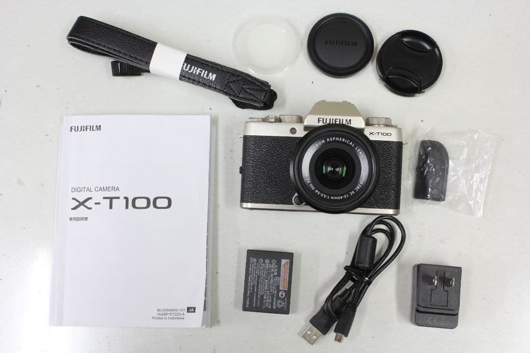 フジフイルム / FUJIFILM X-T100 レンズキット　動作確認済 Amazon | FUJIFILM ミラーレス一眼 X-T100ダブルズームレンズキット