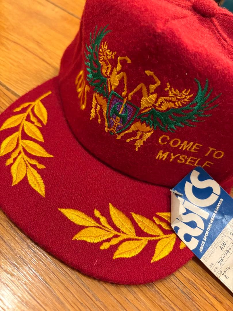 専用！タグ付デッドストック 80s asics ヴィンテージ アポロキャップ