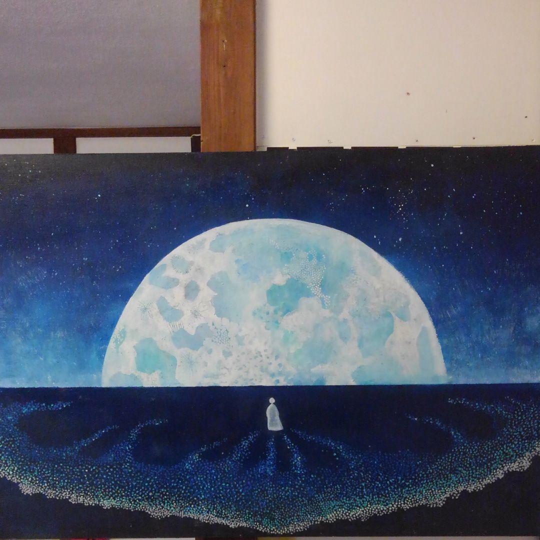 親子 油絵 F4(242×333mm) 242×333mm