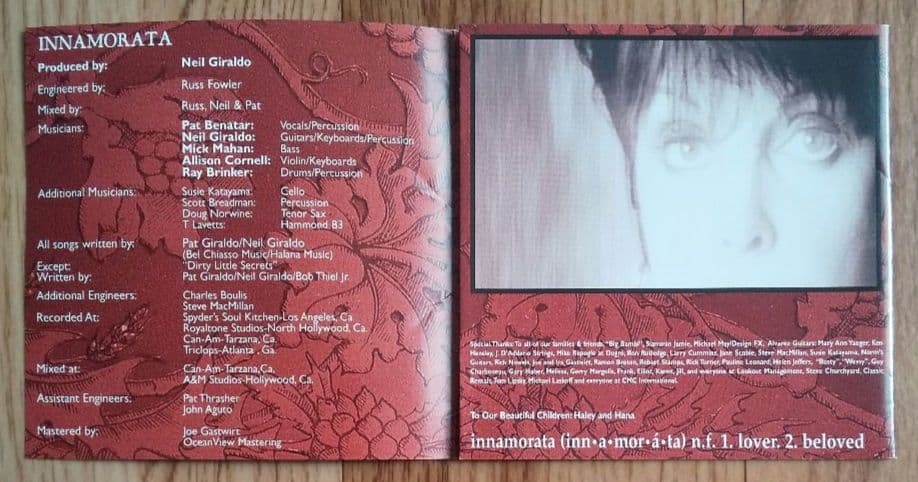 パット・ベネター「ライフ・イズ・スウィート」スタジオ・オリジナル盤