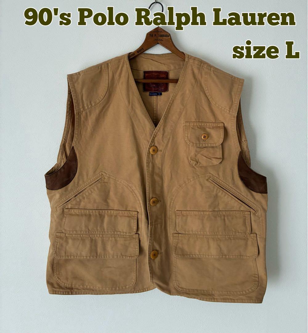 90's Polo Ralph Lauren ベスト　ハンティング　ダックベスト 90's Polo Ralph Lauren ベスト ハンティング ダックベスト - メルカリ