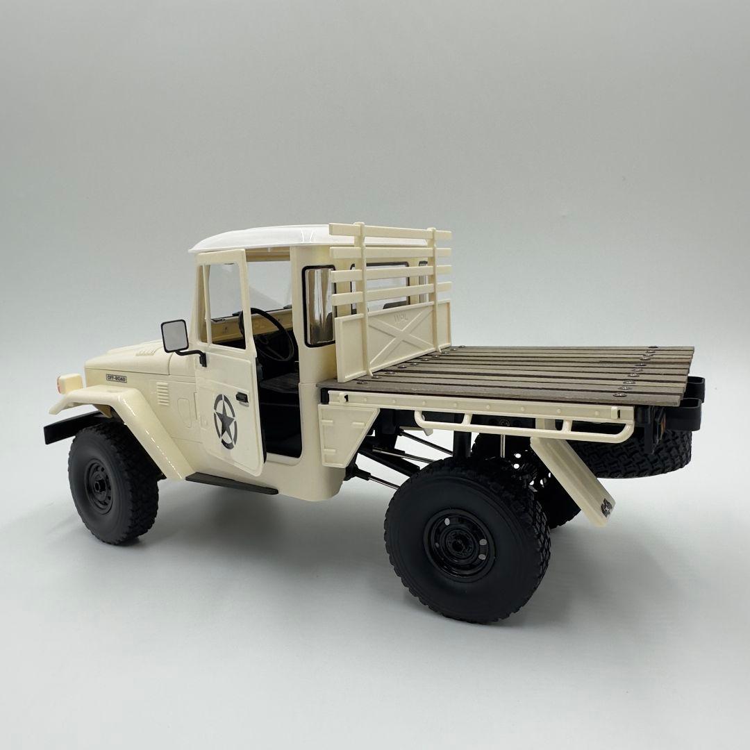 新品未使用】WPL C44 RTR 木製フラットベッド仕様 RCカー 1/12 - メルカリ