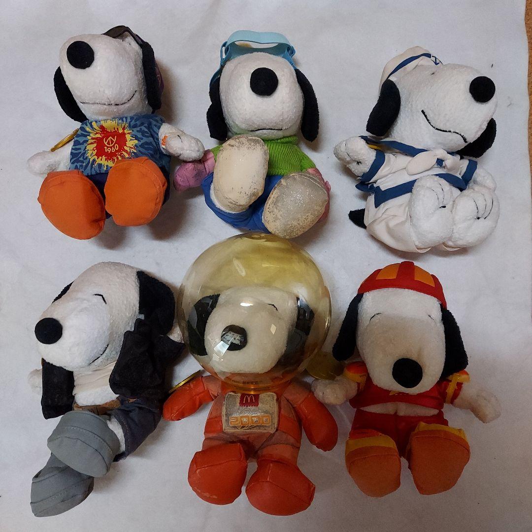 マクドナルド スヌーピー ぬいぐるみ 6個セット マック マクド - メルカリ