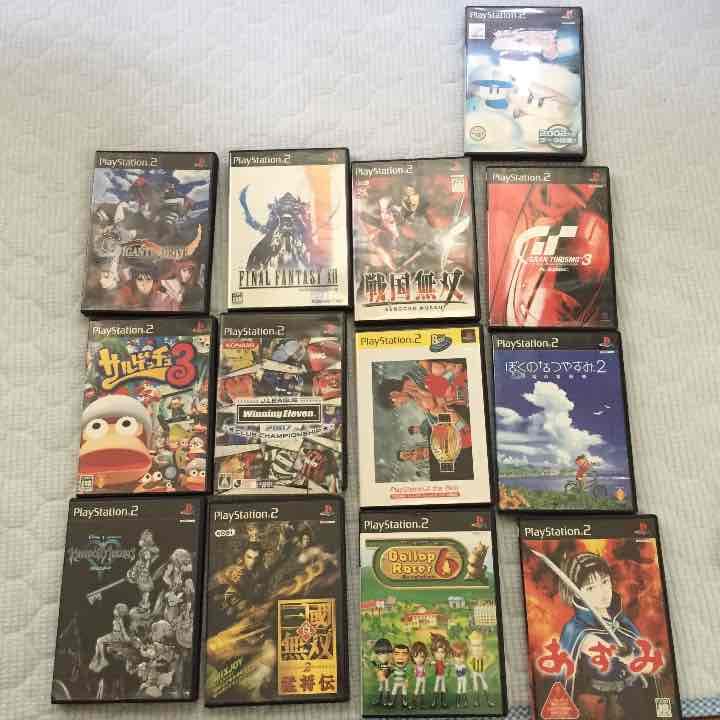 プレステ2カセット SONY（ソニー） PS2 本体 純正コントローラー1個 すぐ遊べるセット