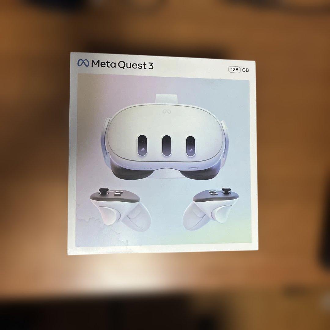 メタクエスト3 128GB 美品 ヘッドストラップ付き Meta Quest 3用のヘッドストラップ 3用のアクセサリー VRアクセサリー