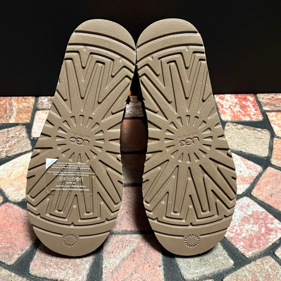 【試着のみ】アグ　× ペンドルトン　コラボ 本革　ウール　ワッペン　24.0cm