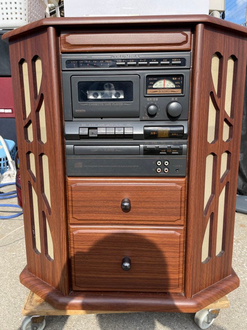 COLUMBIA コロンビア GP-70 卓上型 ステレオシステム Yahoo!オークション -「gp-70」(オーディオ機器) の落札相場・落札価格