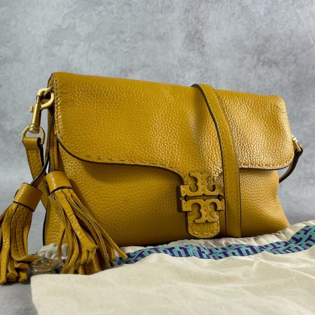✨美品✨トリーバーチ　ショルダーバッグ 2way マックグロー　レザー　イエロー Brandol / TORY BURCH トリーバーチ ショルダーバッグ マックグロー