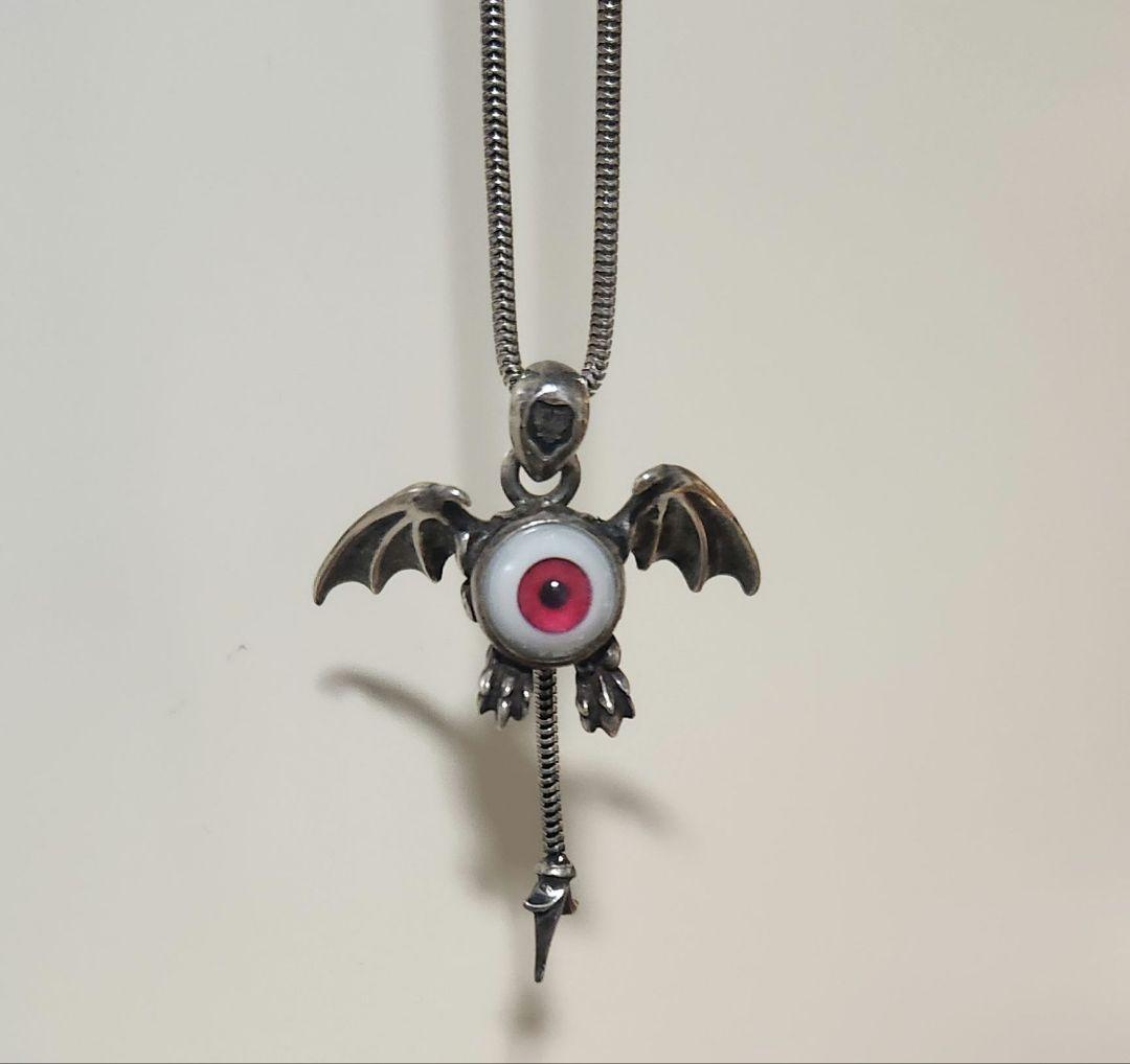 JAP工房 聖飢魔II 目玉コウモリ ペンダント レッド - メルカリ