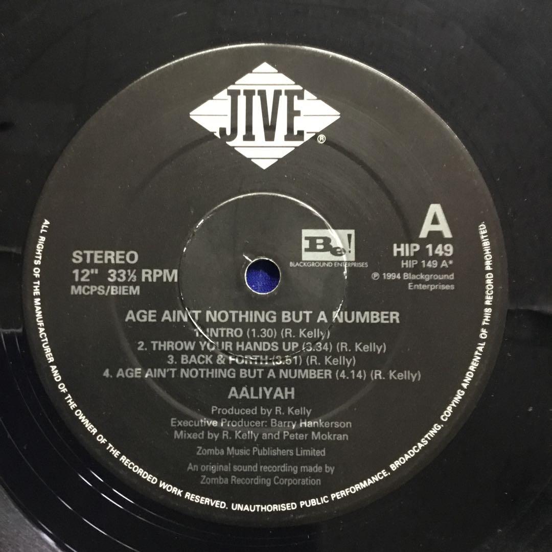 洋楽レコード AALIYAH Age Ain't Nothing~ WRRA - メルカリ