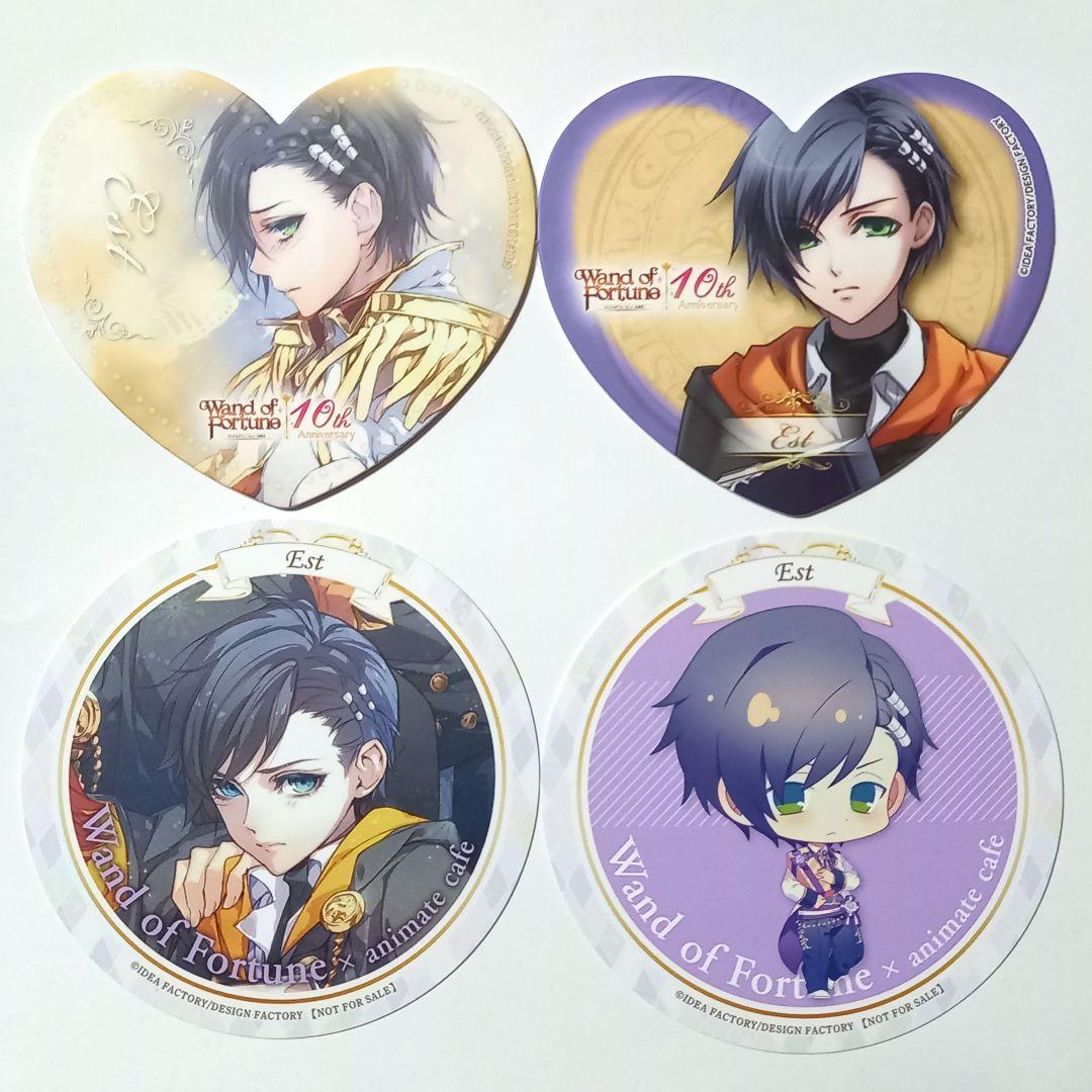 ワンド エスト クレパラ アニメイトカフェ コースター 4種セット