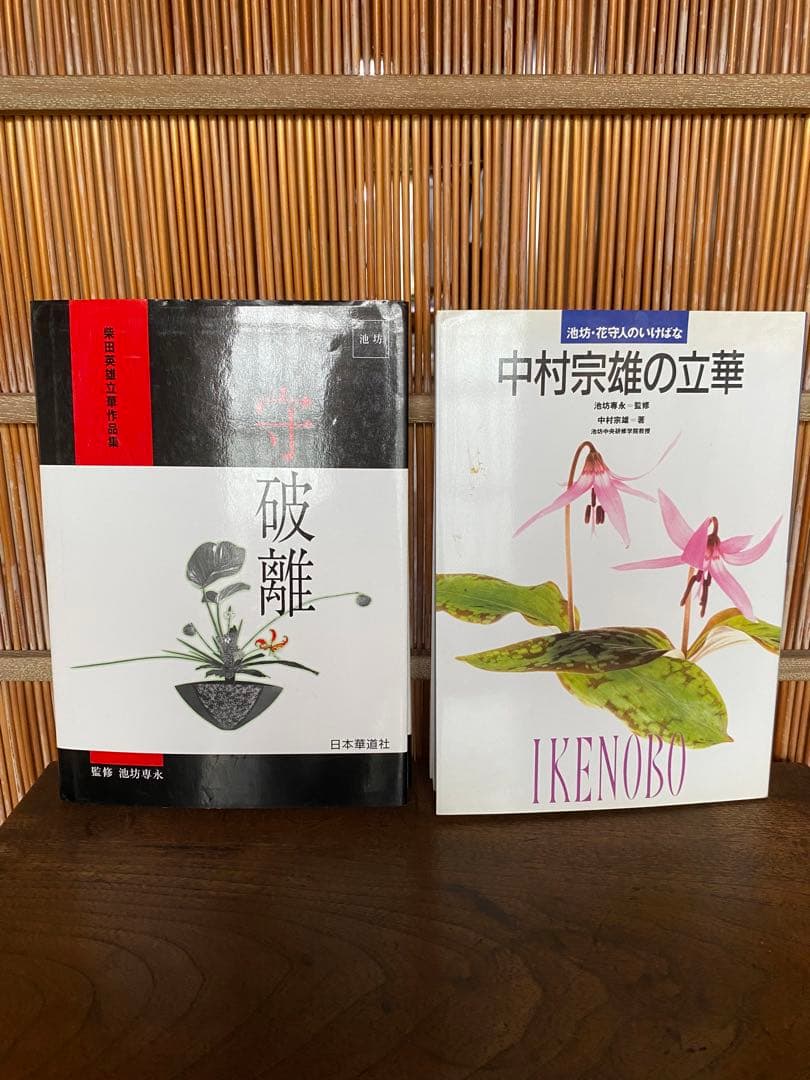 池坊 華道 生け花本 中村宗雄の立華 柴田英雄立華作品集 - メルカリ