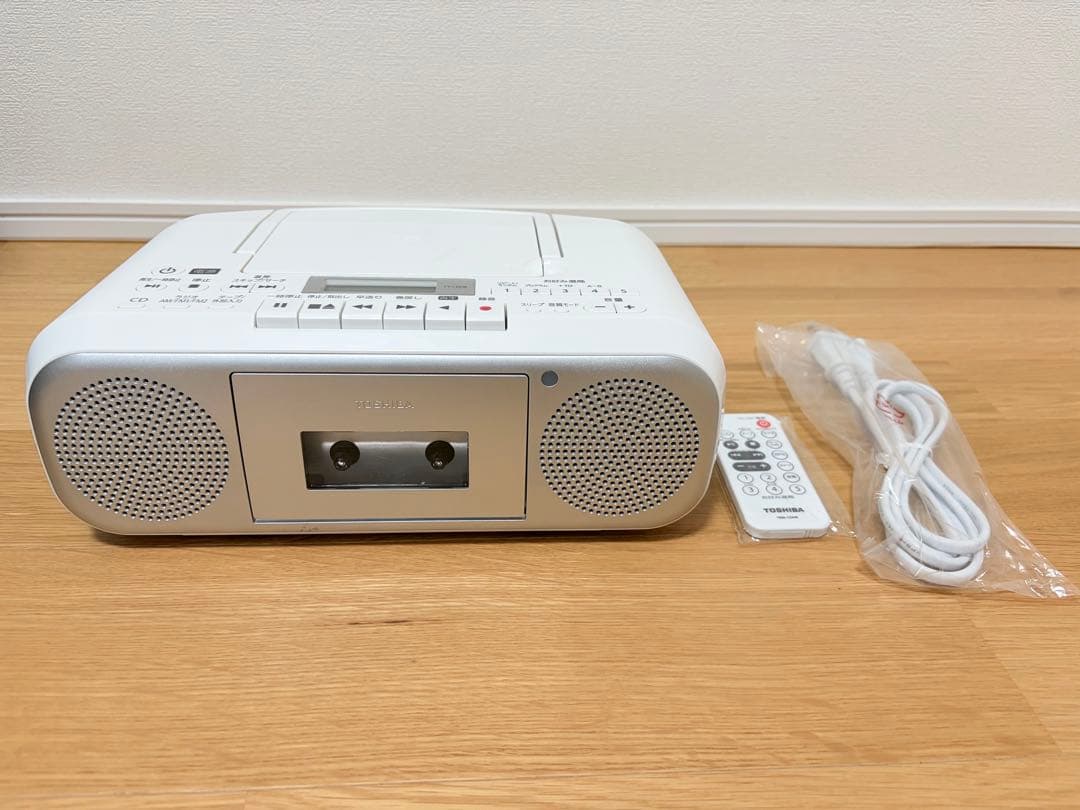未使用】TOSHIBA CDラジオカセットレコーダー - メルカリ