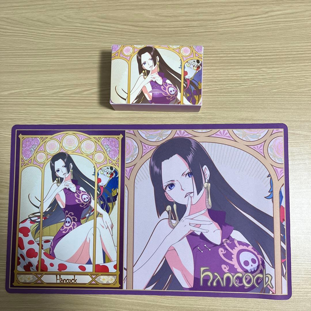ワンピース ハンコック プレイマット デッキケースセット (開封済み