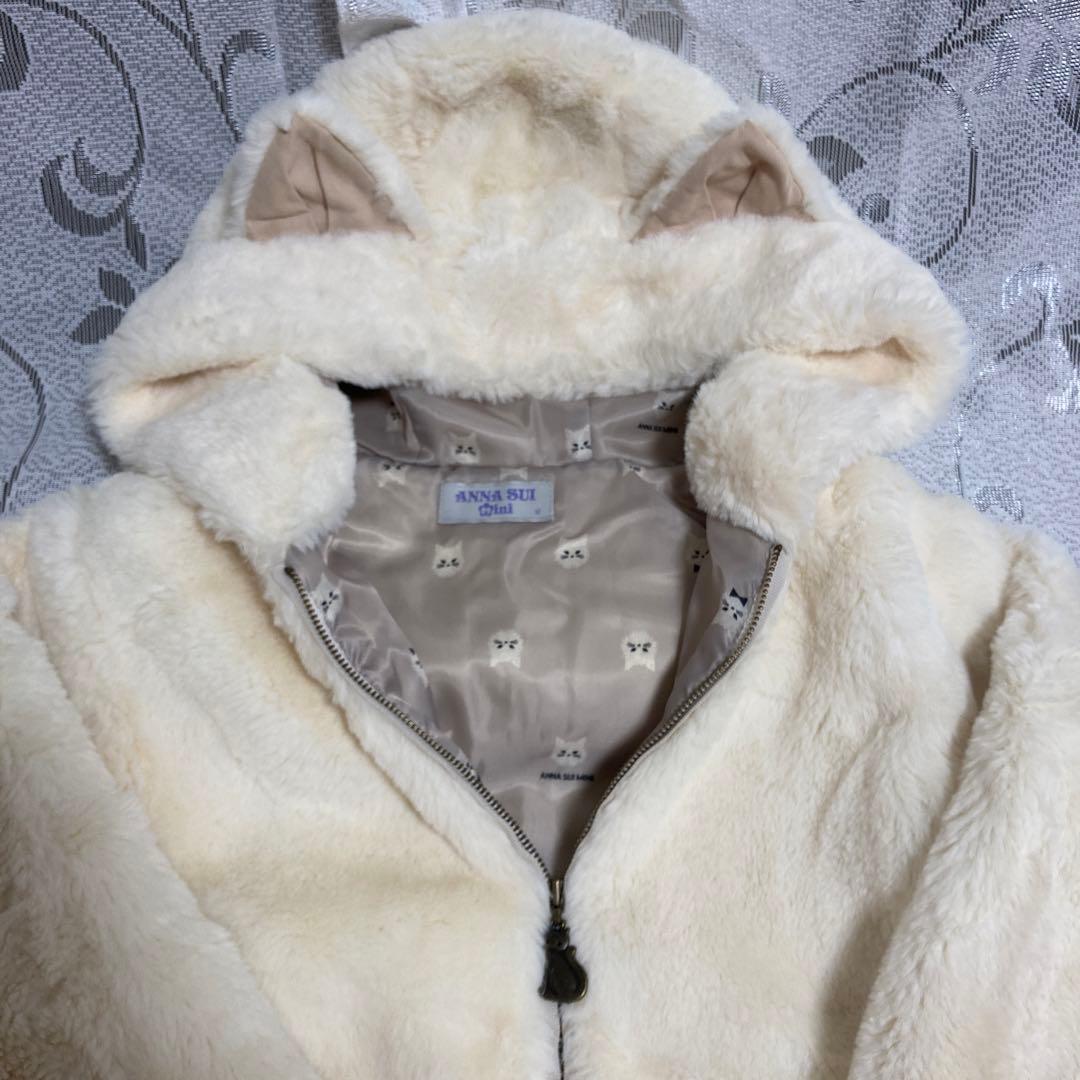 ANNA SUI mini 猫耳 ファーブルゾン M(115-125cm) - メルカリ