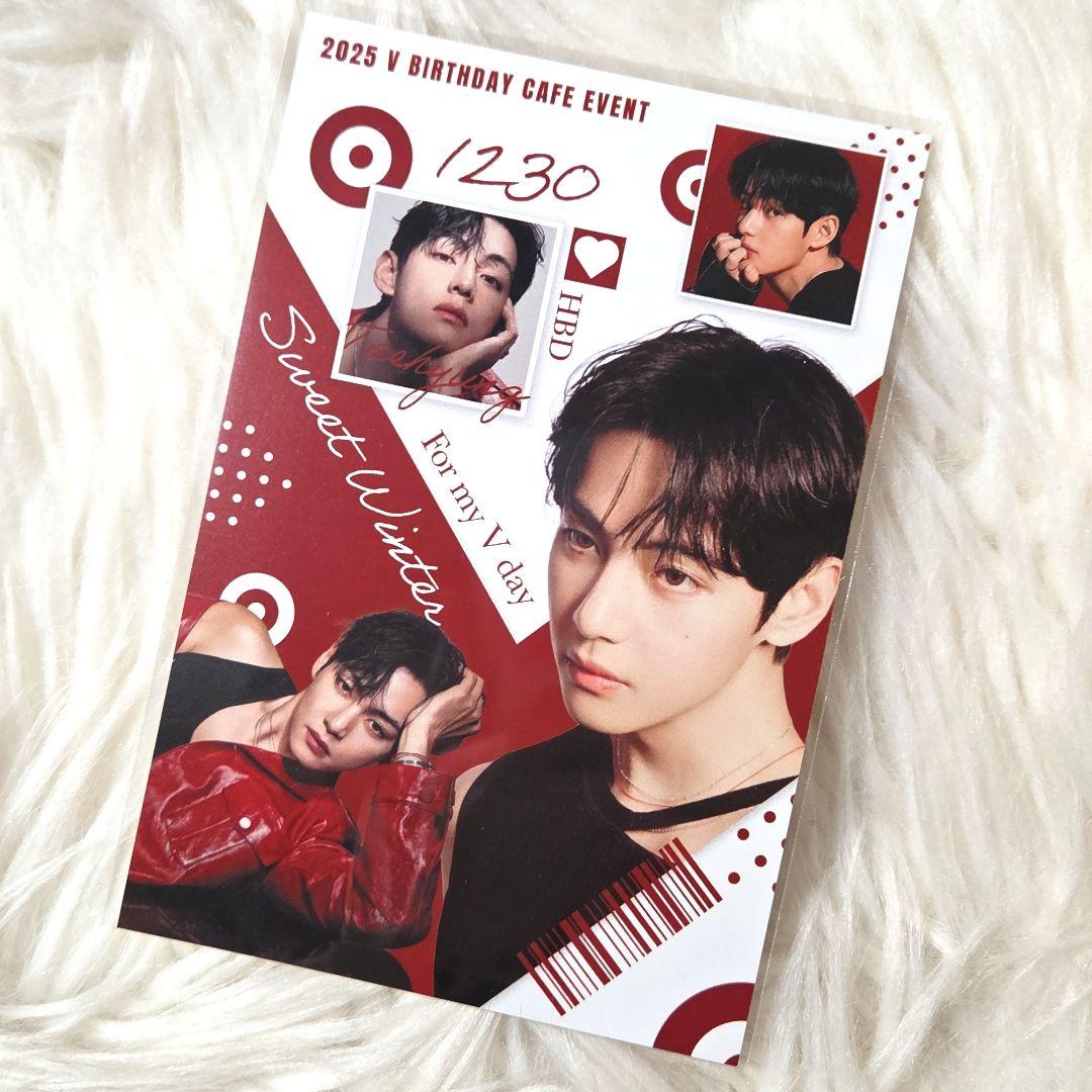 BTS V テテ センイルカフェイベント特典 ポストカード&フォトセット