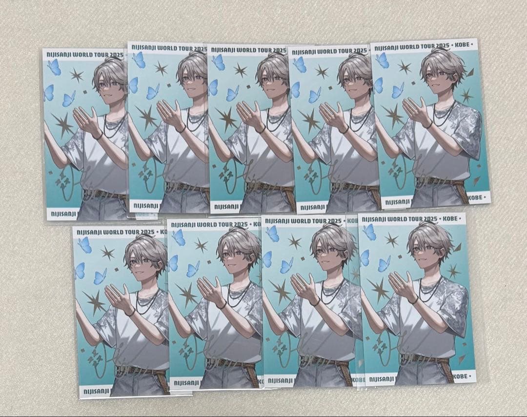 甲斐田晴　WORLD TOUR 2025 神戸　チェキ WORLD TOUR 2025 神戸】ランダムチェキ風カード｜にじさんじ