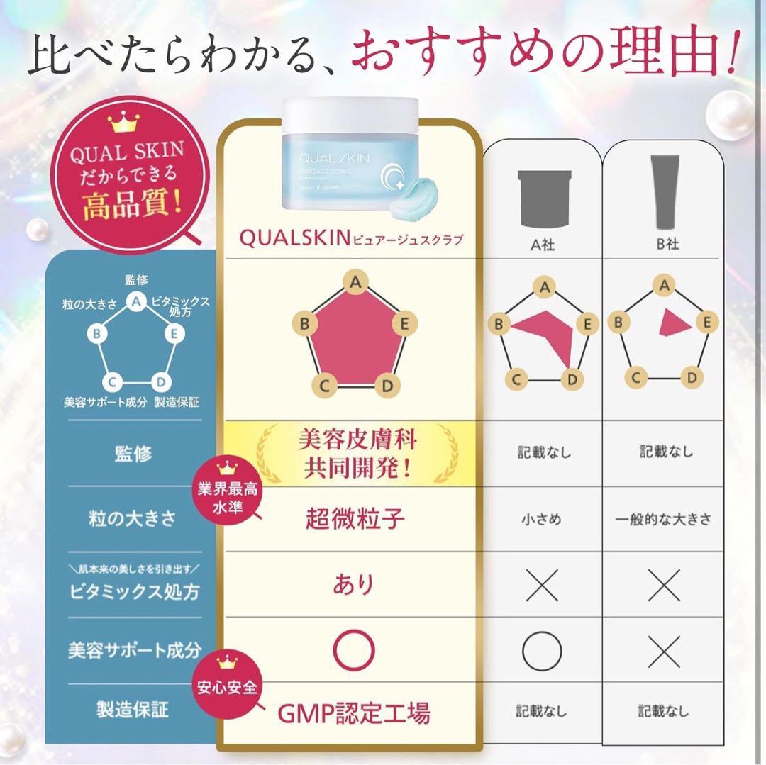 新品未使用】QUAL SKIN スクラブ洗顔 12個セット - メルカリ